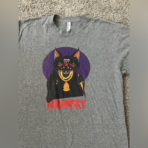 WRMFZY Men’s Grey T-Shirt Size Large - Picture 2 of 4